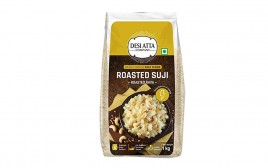 Desi Atta Roasted Suji (Roasted Rava)   Pack  1 kilogram